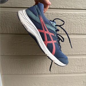 ASICS Women’s Running Shoes - Navy and Coral